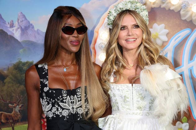 Naomi Campbell und Heidi Klum bei der Ankunft zur RTL TV-Show HeidiFest by Heidi Klum im Hofbräuhaus. München, 17.09.2026