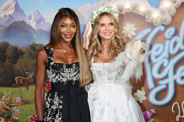 Naomi Campbell und Heidi Klum bei der Ankunft zur RTL TV-Show HeidiFest by Heidi Klum im Hofbräuhaus. München, 17.09.2026