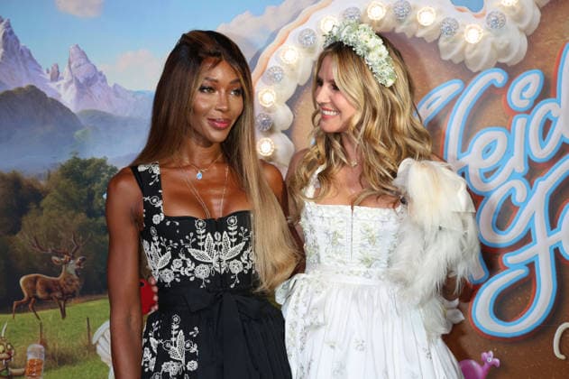 Naomi Campbell und Heidi Klum bei der Ankunft zur RTL TV-Show HeidiFest by Heidi Klum im Hofbräuhaus. München, 17.09.2026