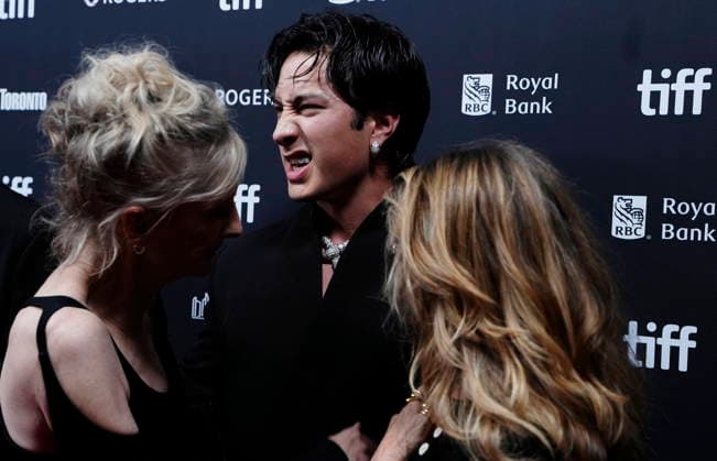 September 17, 2026, Toronto, On, CAN: Hudson Williams arrives on the red carpet to promote Yaga at the Toronto International Film Festival, in Toronto, on Thursday, Sept. 17, 2026. Toronto CAN  - ZUMAc35_ 20260917_zaf_c35_147 Copyright: xChrisxYoungx