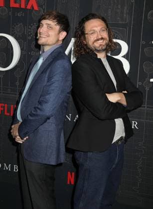 September 17, 2026, New York, New York, USA: Executive Producers, writers SAM CHALSEN and NELSON GREAVES seen at the Netflix New York Special Screening of Unabomber held at Metrograph. New York USA  - ZUMAk03_ 20260917_zaf_k03_005 Copyright: xNancyxKaszermanx