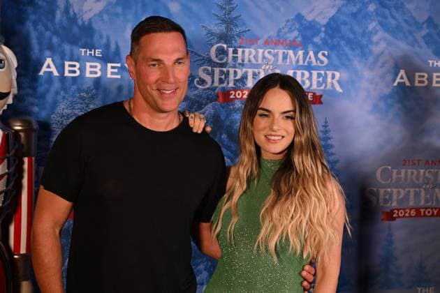2026 Christmas in September Toy Drive Los Angeles CA Sept 17: June Jambalaya at the 21st Annual Christmas in September Toy Drive on September 17m, 2026 Credit: Michael Mattes AdMedia. 17 Sep 2026 Pictured: JoJo & Tristan Schukraft .  Copyright: xThexMegaxAgencyxMichaelxMattes xAdMediax xMEGAx
