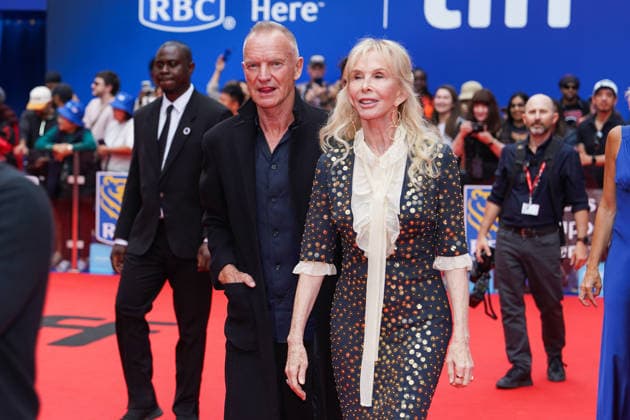 2026 Toronto International Film Festival - ˜Up Against It™ Premiere (L-R) Sting and Trudie Styler attend the red carpet for ˜Up Against It™ premiere during the 2026 Toronto International Film Festival (TIFF) at Roy Thomson Hall. on September 17, 2026 in Toronto, Canada. (Photo by Leonardo Ramirez Eyepix Group) Copyright: xLeonardoxRamirez xEyepixxGroupx LR17092026-00593