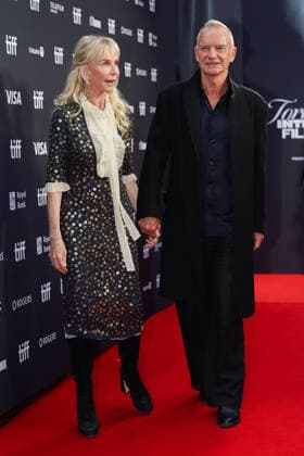 2026 Toronto International Film Festival - ˜Up Against It™ Premiere (L-R) Trudie Styler and Sting attend the red carpet for ˜Up Against It™ premiere during the 2026 Toronto International Film Festival (TIFF) at Roy Thomson Hall. on September 17, 2026 in Toronto, Canada. (Photo by Leonardo Ramirez Eyepix Group) Copyright: xLeonardoxRamirez xEyepixxGroupx LR17092026-00609