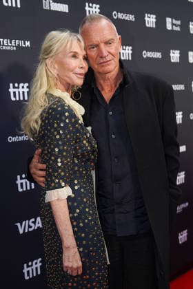 2026 Toronto International Film Festival - ˜Up Against It™ Premiere (L-R) Trudie Styler and Sting attend the red carpet for ˜Up Against It™ premiere during the 2026 Toronto International Film Festival (TIFF) at Roy Thomson Hall. on September 17, 2026 in Toronto, Canada. (Photo by Leonardo Ramirez Eyepix Group) Copyright: xLeonardoxRamirez xEyepixxGroupx LR17092026-00650