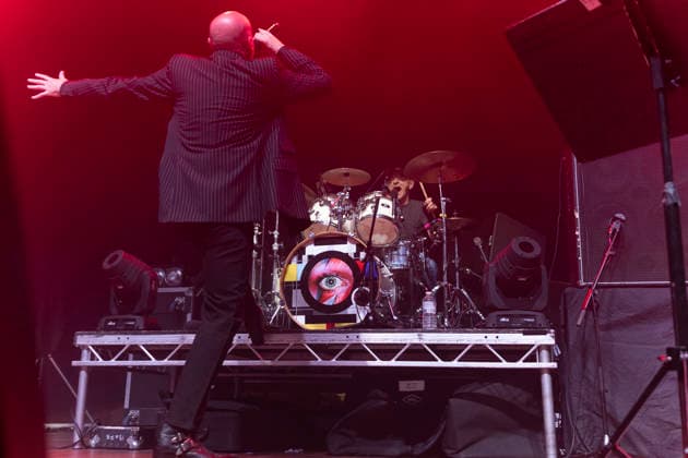 Holy Holy featuring Tony Visconti and Woody Woodmansey performs live atO2 City Hall,Newcastle, UK, , on 17 September 2026 Woody Woodman and Glenn Gregory Of Holy Holy, perfrom live at Newcastle City Hall on 17 September 2026, Credit:David Wala Avalon  Copyright: xDavidxWalax xAvalonx 1135847424