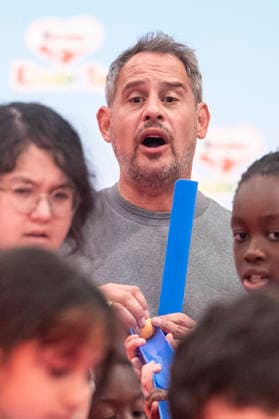 ABB KINDERTAG-Moritz Bleibtreu beim kinderTag in den Atelier Gardens Berlin am 17.09,2026