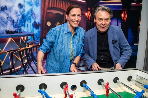 ABB UEFA- Ulrike Frank und Wolfgang Bahro zu Gast beim Promi Treff UFA Back in Berlin In den Raeumen der UFA GmbH Berlin, Berlin den 17.09.2026