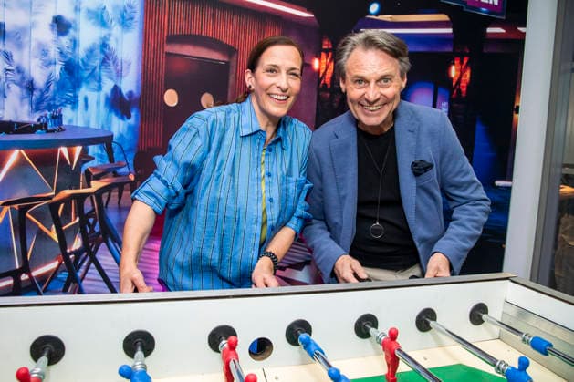 ABB UEFA- Ulrike Frank und Wolfgang Bahro zu Gast beim Promi Treff UFA Back in Berlin In den Raeumen der UFA GmbH Berlin, Berlin den 17.09.2026