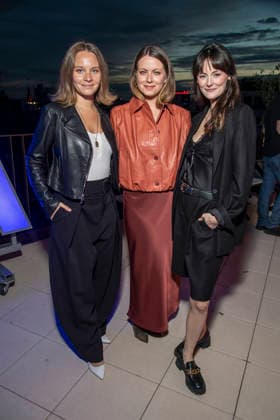 ABB UEFA- Sonja Gerhardt, Alice Dwyer und Lea van Acken zu Gast beim Promi Treff UFA Back in Berlin In den Raeumen der UFA GmbH Berlin, Berlin den 17.09.2026