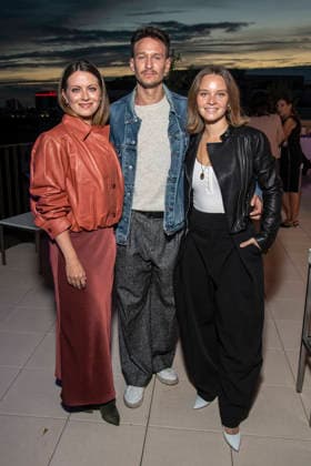 ABB UEFA- Alice Dwyer, Vladimir Burlakov und Sonja Gerhardt zu Gast beim Promi Treff UFA Back in Berlin In den Raeumen der UFA GmbH Berlin, Berlin den 17.09.2026
