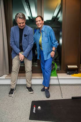 ABB UEFA- Ulrike Frank und Wolfgang Bahro zu Gast beim Promi Treff UFA Back in Berlin In den Raeumen der UFA GmbH Berlin, Berlin den 17.09.2026