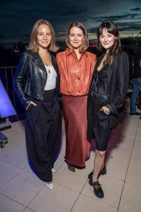 ABB UEFA- Sonja Gerhardt, Alice Dwyer und Lea van Acken zu Gast beim Promi Treff UFA Back in Berlin In den Raeumen der UFA GmbH Berlin, Berlin den 17.09.2026