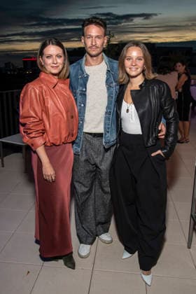 ABB UEFA- Alice Dwyer, Vladimir Burlakov und Sonja Gerhardt zu Gast beim Promi Treff UFA Back in Berlin In den Raeumen der UFA GmbH Berlin, Berlin den 17.09.2026