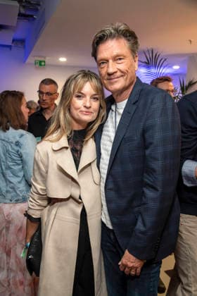 ABB UEFA- Ina Paule Klink und Roland Suso Richter zu Gast beim Promi Treff UFA Back in Berlin In den Raeumen der UFA GmbH Berlin, Berlin den 17.09.2026