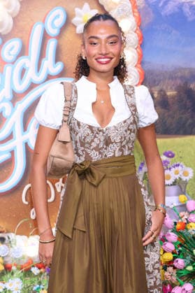 Aurelie Carina bei der Ankunft zur RTL TV-Show HeidiFest by Heidi Klum im Hofbräuhaus. München, 17.09.2026