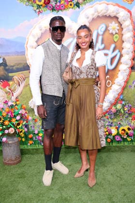 Ibo Bodi und Aurelie Carina bei der Ankunft zur RTL TV-Show HeidiFest by Heidi Klum im Hofbräuhaus. München, 17.09.2026