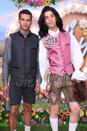 Boureima und Alexavius Hill bei der Ankunft zur RTL TV-Show HeidiFest by Heidi Klum im Hofbräuhaus. München, 17.09.2026