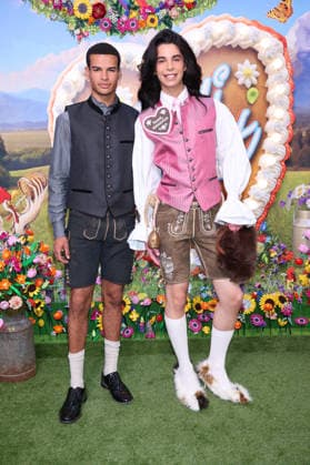 Boureima und Alexavius Hill bei der Ankunft zur RTL TV-Show HeidiFest by Heidi Klum im Hofbräuhaus. München, 17.09.2026