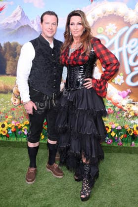 Jenny from Ace of Base mit Ehemann Jakob PetrÃ n bei der Ankunft zur RTL TV-Show HeidiFest by Heidi Klum im Hofbräuhaus. München, 17.09.2026