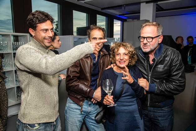 ABB UFA- Leo Altaras, Doreen Wilde alias dodipi, Jan Georg Schuette, Adriana Altaras und Samuel Finzi zu Gast beim Promi Treff UFA Back in Berlin In den Raeumen der UFA GmbH Berlin, Berlin den 17.09.2026