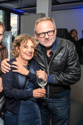 ABB UFA- Adriana Altaras und Samuel Finzi zu Gast beim Promi Treff UFA Back in Berlin In den Raeumen der UFA GmbH Berlin, Berlin den 17.09.2026