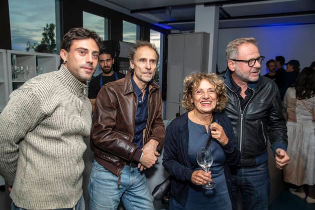 ABB UFA- Leo Altaras, Doreen Wilde alias dodipi, Jan Georg Schuette, Adriana Altaras und Samuel Finzi zu Gast beim Promi Treff UFA Back in Berlin In den Raeumen der UFA GmbH Berlin, Berlin den 17.09.2026