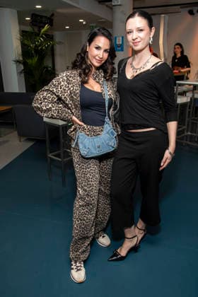 ABB UFA- SÄ±la Åžahin und Doreen Wilde alias dodipi zu Gast beim Promi Treff UFA Back in Berlin In den Raeumen der UFA GmbH Berlin, Berlin den 17.09.2026