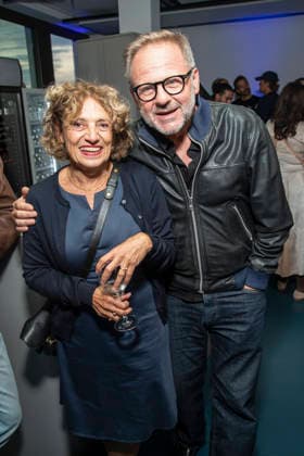 ABB UFA- Adriana Altaras und Samuel Finzi zu Gast beim Promi Treff UFA Back in Berlin In den Raeumen der UFA GmbH Berlin, Berlin den 17.09.2026