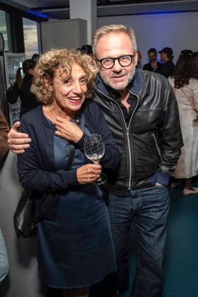 ABB UFA- Adriana Altaras und Samuel Finzi zu Gast beim Promi Treff UFA Back in Berlin In den Raeumen der UFA GmbH Berlin, Berlin den 17.09.2026