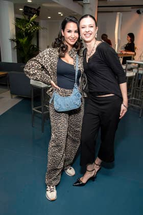 ABB UFA- SÄ±la Åžahin und Doreen Wilde alias dodipi zu Gast beim Promi Treff UFA Back in Berlin In den Raeumen der UFA GmbH Berlin, Berlin den 17.09.2026