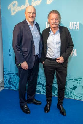 ABB UFA- Markus Brunnemann und TV-Anwalt Ingo Lenssen zu Gast beim Promi Treff UFA Back in Berlin In den Raeumen der UFA GmbH Berlin, Berlin den 17.09.2026