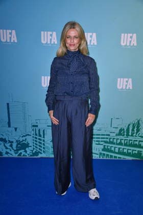 RECORD DATE NOT STATED UFA Back in Berlin Empfang- Berlin Miriam Lahnstein beim Blue Carpet anlässlich des UFA Back in Berlin Empfang im BE.YOND OFFICE in Berlin am 17.09.2026 Copyright: xEventpressxBerndtx