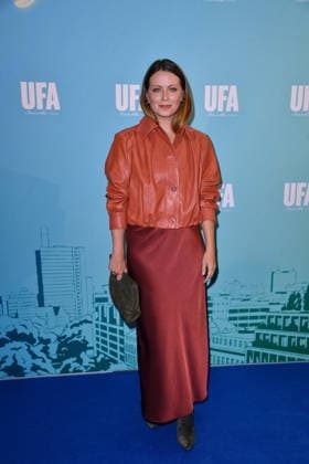 RECORD DATE NOT STATED UFA Back in Berlin Empfang- Berlin Alice Dwyer beim Blue Carpet anlässlich des UFA Back in Berlin Empfang im BE.YOND OFFICE in Berlin am 17.09.2026 Copyright: xEventpressxBerndtx