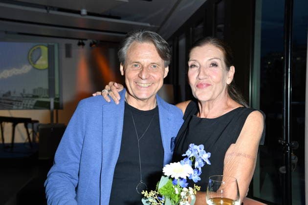 RECORD DATE NOT STATED UFA Back in Berlin Empfang- Berlin Wolfgang Bahro und Katy Karrenbauer beim Blue Carpet anlässlich des UFA Back in Berlin Empfang im BE.YOND OFFICE in Berlin am 17.09.2026 Copyright: xEventpressxBerndtx