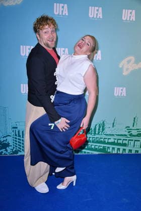 RECORD DATE NOT STATED UFA Back in Berlin Empfang- Berlin Knud Riepen und Gisa Flake beim Blue Carpet anlässlich des UFA Back in Berlin Empfang im BE.YOND OFFICE in Berlin am 17.09.2026 Copyright: xEventpressxBerndtx