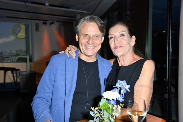 RECORD DATE NOT STATED UFA Back in Berlin Empfang- Berlin Wolfgang Bahro und Katy Karrenbauer beim Blue Carpet anlässlich des UFA Back in Berlin Empfang im BE.YOND OFFICE in Berlin am 17.09.2026 Copyright: xEventpressxBerndtx