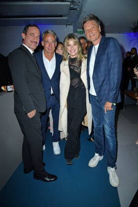 RECORD DATE NOT STATED UFA Back in Berlin Empfang- Berlin Soenke Moehring, Marco Girnth, Ina Paule Klink und Roland Suso Richter beim Blue Carpet anlässlich des UFA Back in Berlin Empfang im BE.YOND OFFICE in Berlin am 17.09.2026 Copyright: xEventpressxBerndtx