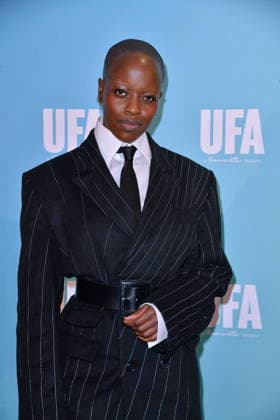 RECORD DATE NOT STATED UFA Back in Berlin Empfang- Berlin Florence Kasumba beim Blue Carpet anlässlich des UFA Back in Berlin Empfang im BE.YOND OFFICE in Berlin am 17.09.2026 Copyright: xEventpressxBerndtx