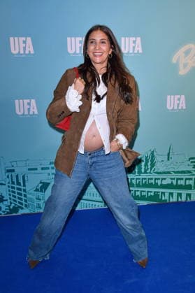 RECORD DATE NOT STATED UFA Back in Berlin Empfang- Berlin Chryssanthi Kavazi beim Blue Carpet anlässlich des UFA Back in Berlin Empfang im BE.YOND OFFICE in Berlin am 17.09.2026 Copyright: xEventpressxBerndtx