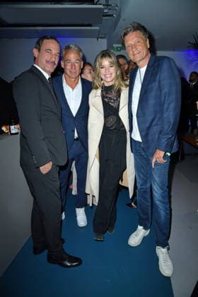 RECORD DATE NOT STATED UFA Back in Berlin Empfang- Berlin Soenke Moehring, Marco Girnth, Ina Paule Klink und Roland Suso Richter beim Blue Carpet anlässlich des UFA Back in Berlin Empfang im BE.YOND OFFICE in Berlin am 17.09.2026 Copyright: xEventpressxBerndtx