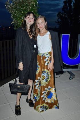 RECORD DATE NOT STATED UFA Back in Berlin Empfang- Berlin Lea von Acken und Katharina Schuettler beim Blue Carpet anlässlich des UFA Back in Berlin Empfang im BE.YOND OFFICE in Berlin am 17.09.2026 Copyright: xEventpressxBerndtx