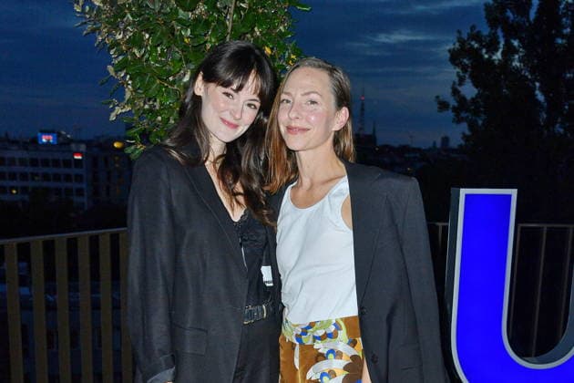 RECORD DATE NOT STATED UFA Back in Berlin Empfang- Berlin Lea von Acken und Katharina Schuettler beim Blue Carpet anlässlich des UFA Back in Berlin Empfang im BE.YOND OFFICE in Berlin am 17.09.2026 Copyright: xEventpressxBerndtx