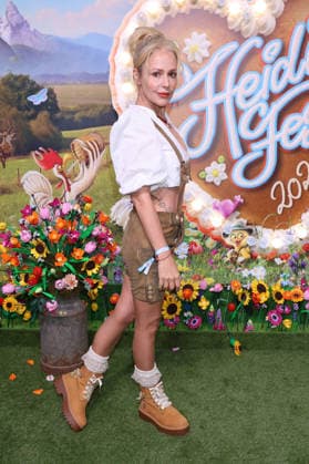 Michelle bei der Ankunft zur RTL TV-Show HeidiFest by Heidi Klum im Hofbräuhaus. München, 17.09.2026