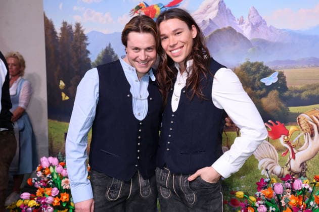 Christian Miebach und Helge Mark Lodder bei der Ankunft zur RTL TV-Show HeidiFest by Heidi Klum im Hofbräuhaus. München, 17.09.2026
