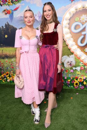 Cheyenne Savannah Ochsenknecht und Alana Siegel bei der Ankunft zur RTL TV-Show HeidiFest by Heidi Klum im Hofbräuhaus. München, 17.09.2026