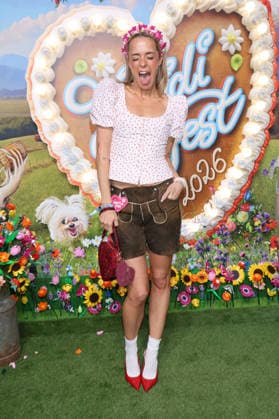 Marina Hoermanseder bei der Ankunft zur RTL TV-Show HeidiFest by Heidi Klum im Hofbräuhaus. München, 17.09.2026