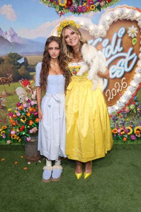 Leni Klum und Heidi Klum bei der Ankunft zur RTL TV-Show HeidiFest by Heidi Klum im Hofbräuhaus. München, 17.09.2026