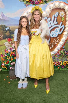 Leni Klum und Heidi Klum bei der Ankunft zur RTL TV-Show HeidiFest by Heidi Klum im Hofbräuhaus. München, 17.09.2026