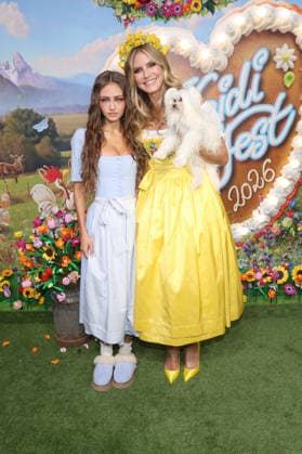 Leni Klum und Heidi Klum bei der Ankunft zur RTL TV-Show HeidiFest by Heidi Klum im Hofbräuhaus. München, 17.09.2026